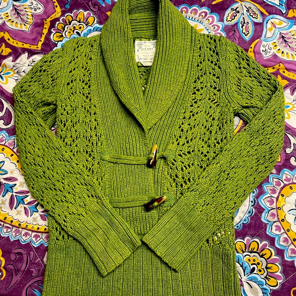 Green Knit Sweater